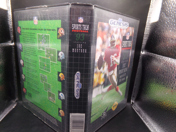 NFL Sports Talk Football '93 Sega Genesis Boxed Used