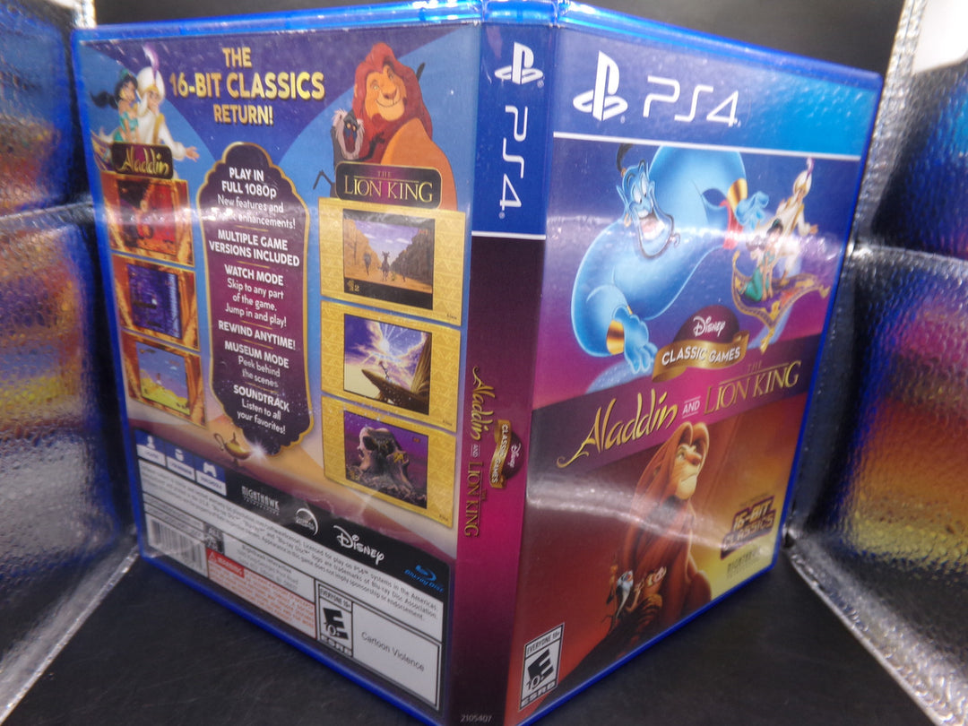 Disney Classic Games: Aladdin and The Lion King Playstation 4 PS4 Used