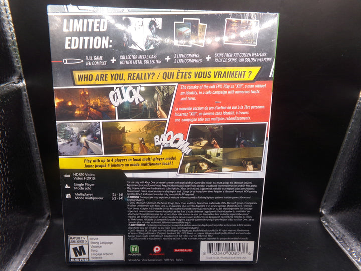 XIII - Limited Edition Xbox One/Xbox Series X NEW