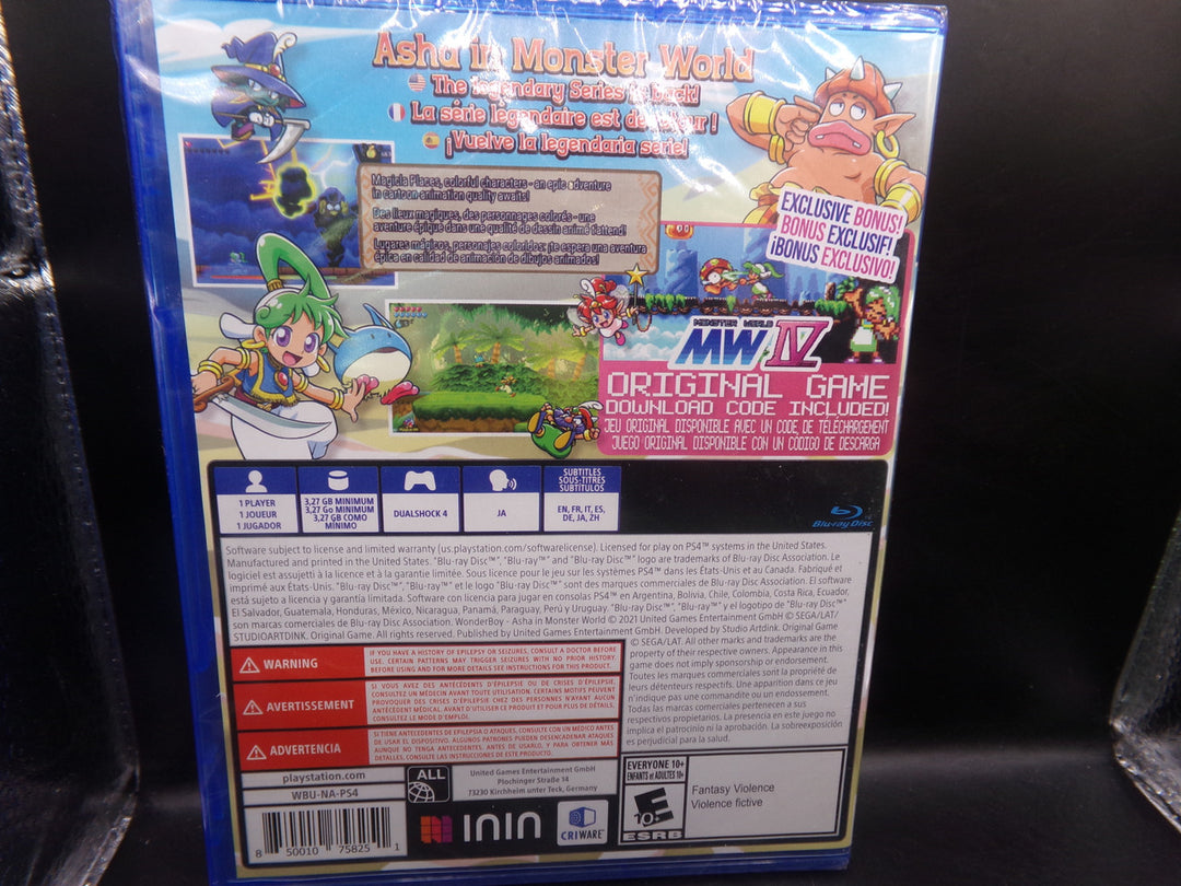 Wonder Boy: Asha in Monster World Playstation 4 PS4 NEW