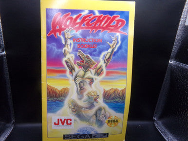 Wolfchild Sega CD Manual Only