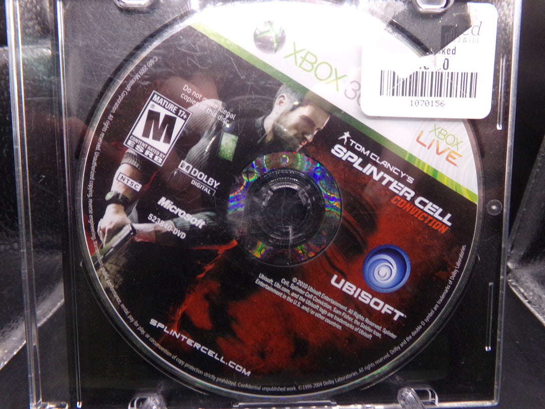 Splinter Cell: Conviction Xbox 360 Disc Only