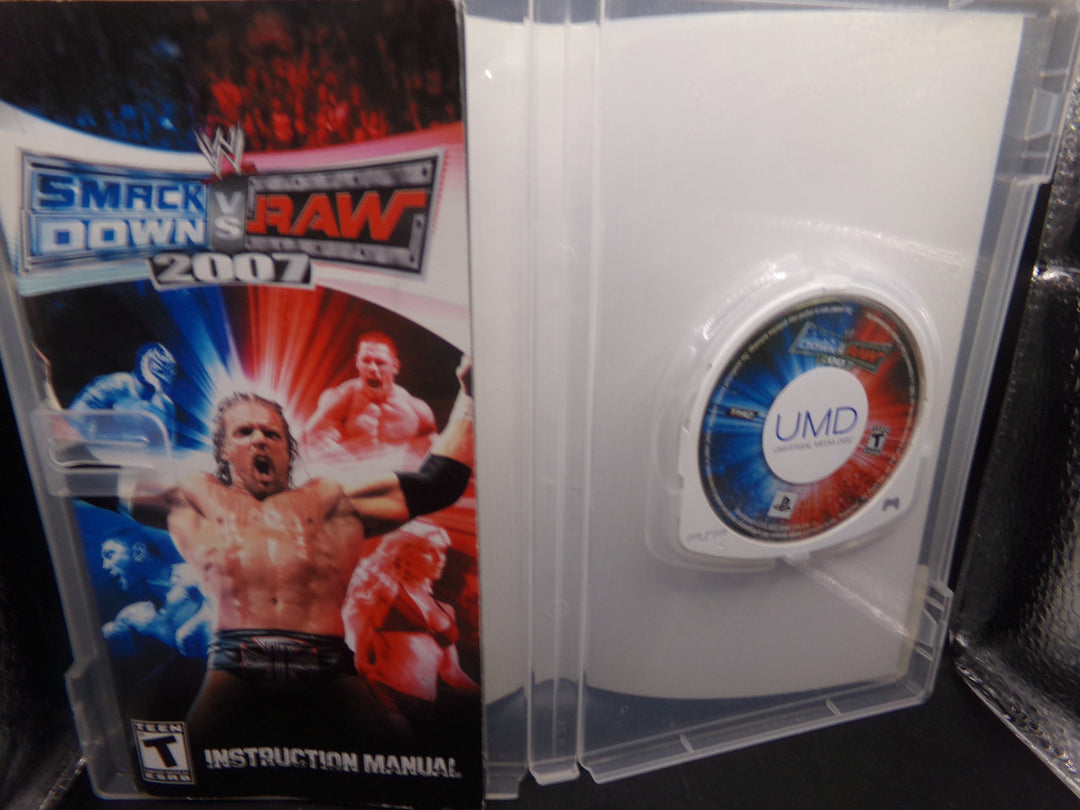 WWE Smackdown Vs. Raw 2007 Playstation Portable PSP Used