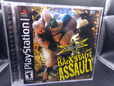 WCW Backstage Assault Playstation PS1 Used
