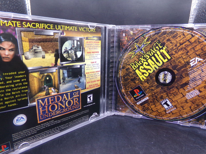WCW Backstage Assault Playstation PS1 Used