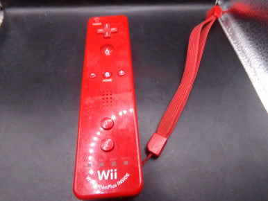 Nintendo Brand Wii Mote with Motion Plus (Red) Used