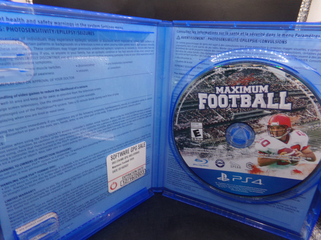 Doug Flutie's Maximum Football 2020 Playstation 4 PS4 Used