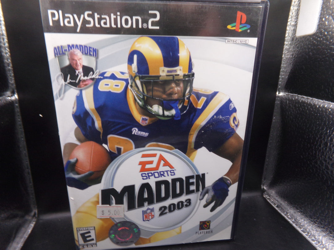 Madden NFL 2003 PlayStation 2 PS2 Used