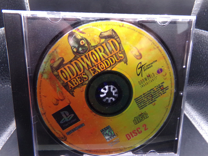 Oddworld: Abe's Exoddus Playstation PS1 Discs Only