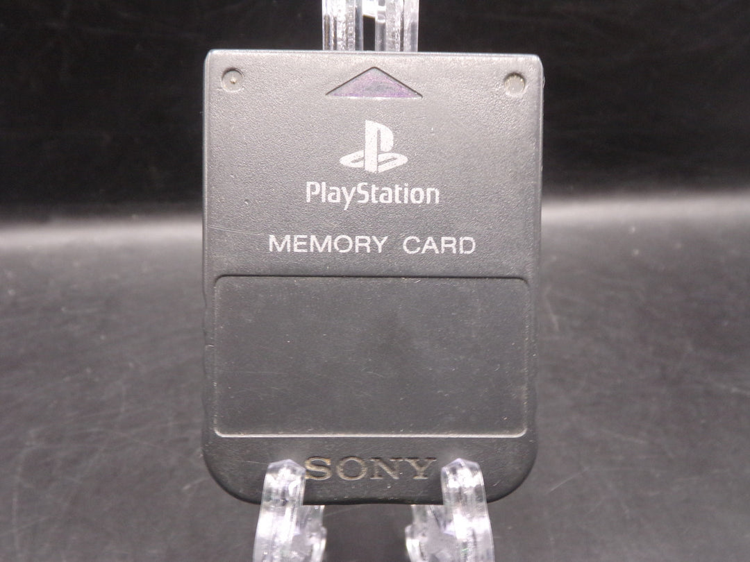 Official Sony Brand Playstation PS1 Memory Card (Black) Used