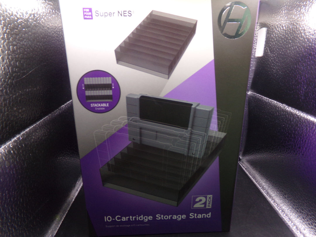 Hyperkin Super Nintendo SNES 2 Pack of 10 Cartridge Storage Stands