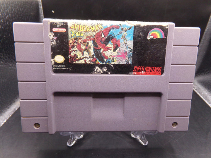 Spider-Man and the X-Men in Arcade's Revenge Super Nintendo SNES Used