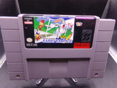 Bugs Bunny Rabbit Rampage Super Nintendo SNES Used