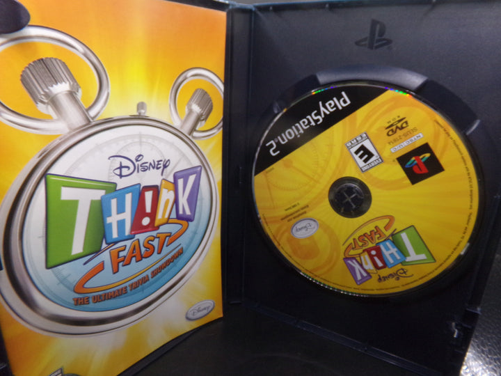 Disney Think Fast Playstation 2 PS2 Used