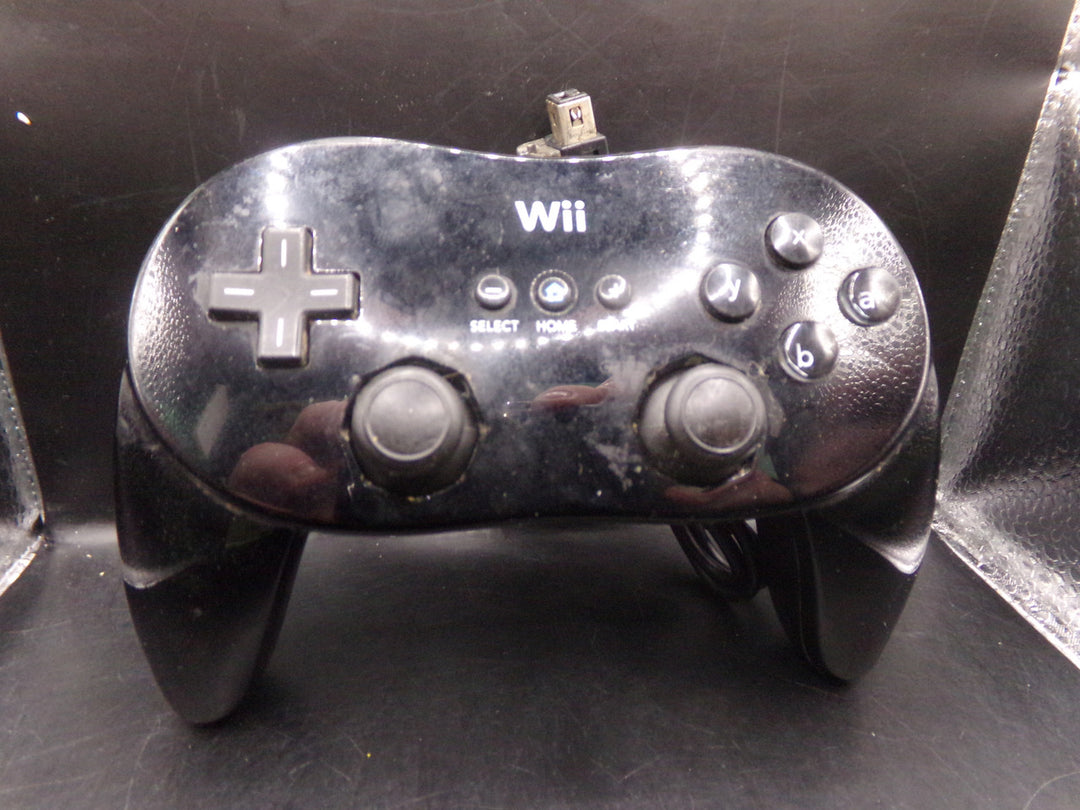 Official Nintendo Wii Classic Pro Controller (Black) Used