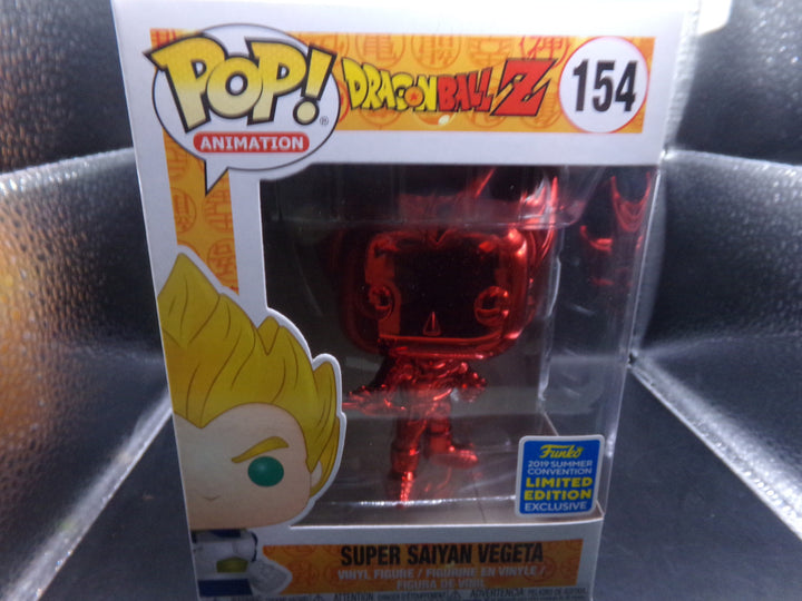 Dragon Ball Z - #154 Super Saiyan Vegeta (2019 Summer Convention) (Red Chrome) Funko Pop