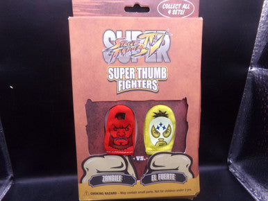 Super Street Fighter IV Super Thumb Fighters Zangief Vs. El Fuerte Pack