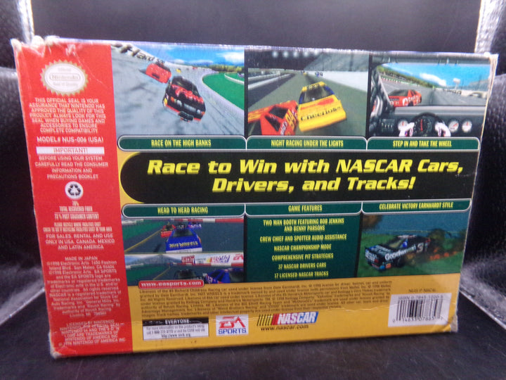 NASCAR 99 Nintendo 64 N64 Boxed Used