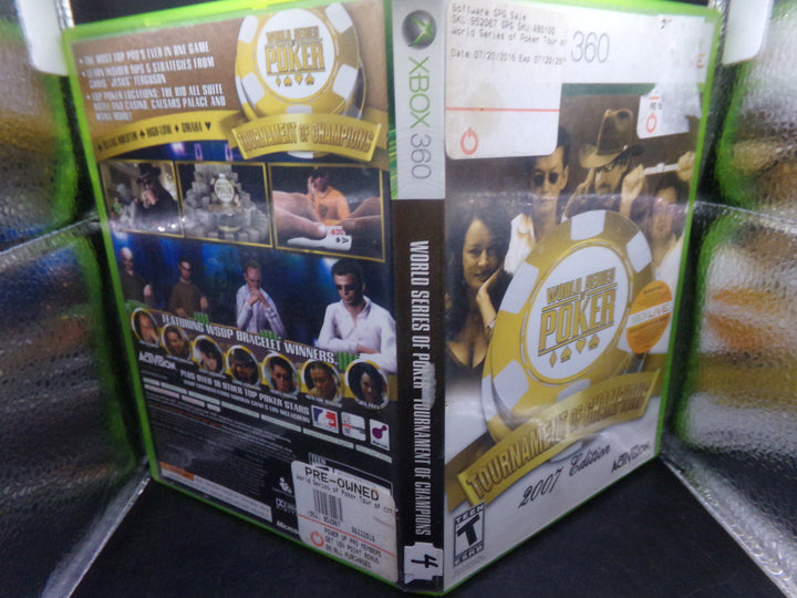Poker: Tournament of Champions 2007 Edition Xbox 360 Used