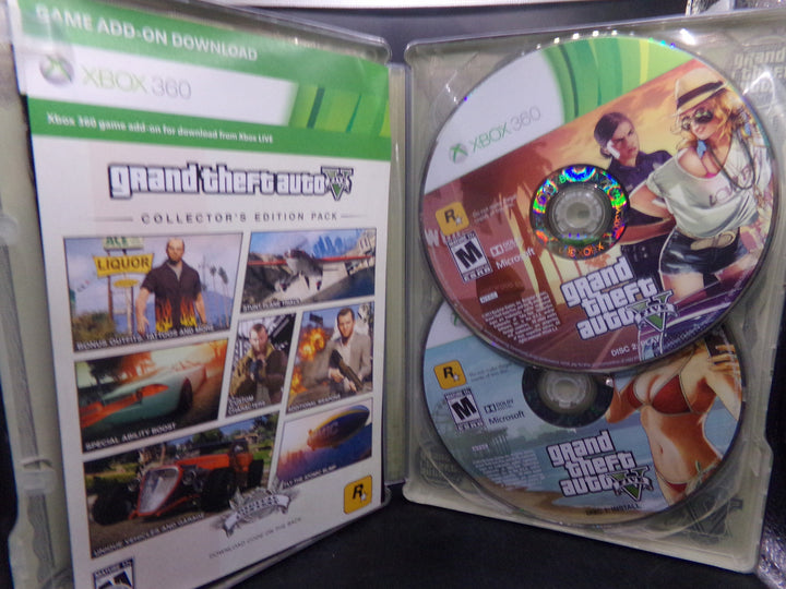 Grand Theft Auto V With Steelbook Xbox 360 Used