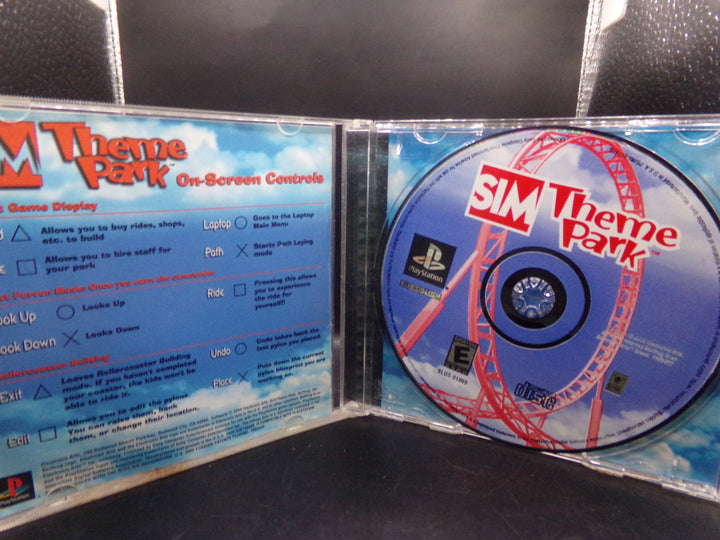 Sim Theme Park Playstation PS1 Used