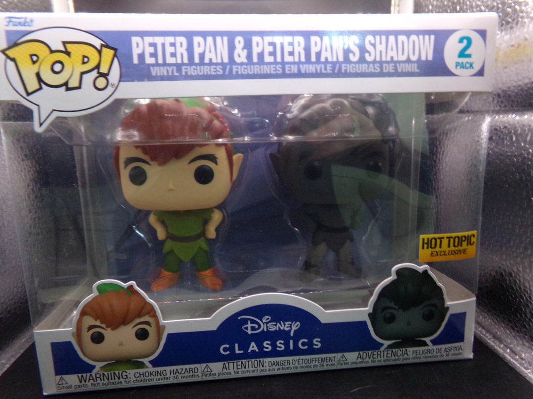 Disney - Peter Pan & Shadow 2 Pack (Hot Topic) Funko Pop
