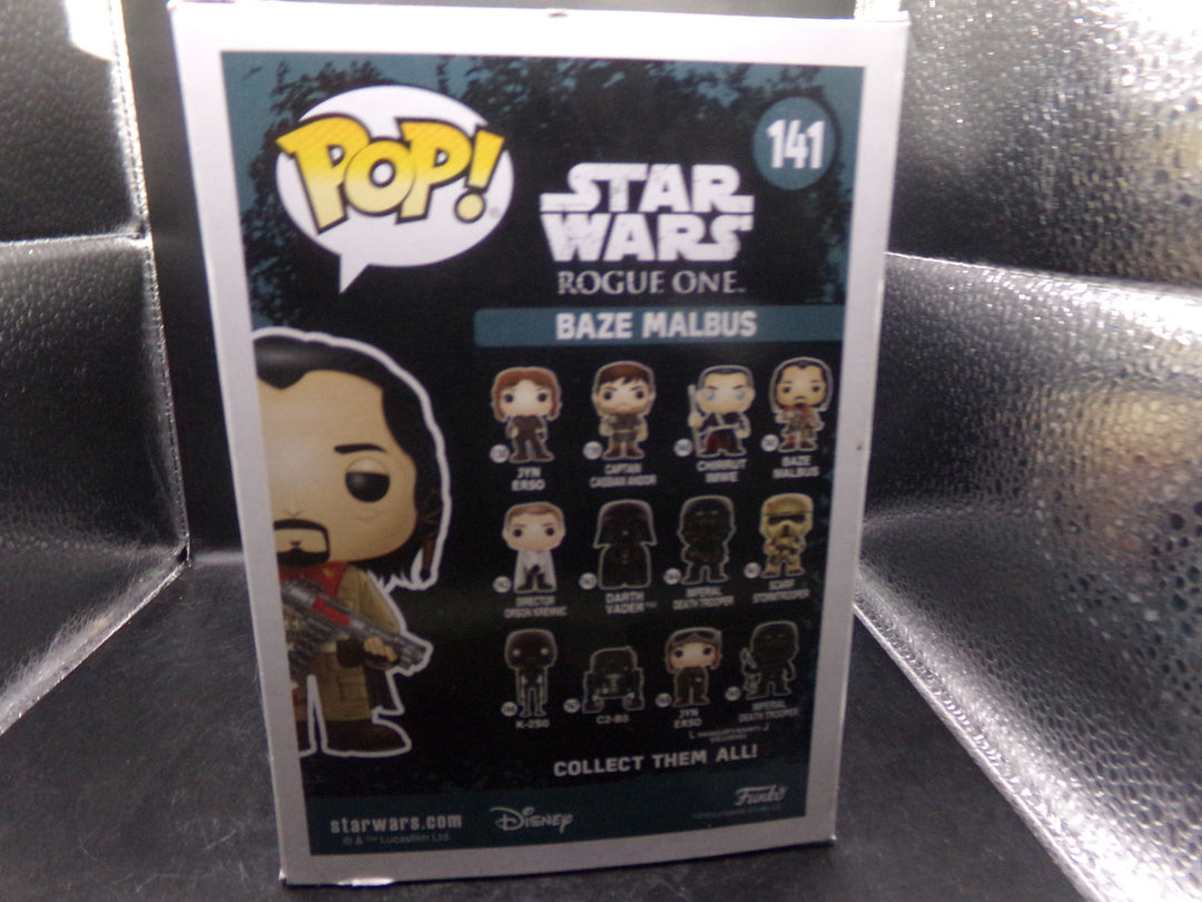 Star Wars Rogue One- #141 Baze Malbus Funko Pop