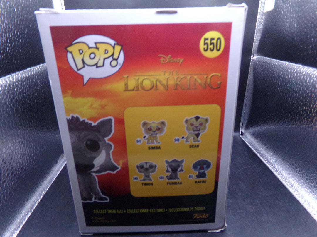 The Lion King: Pumba #550 Funko Pop