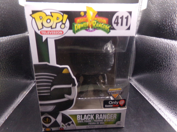 Mighty Morphin Power Rangers - #411 Black Ranger (Morphing Exclusive) (GameStop) Funko Pop