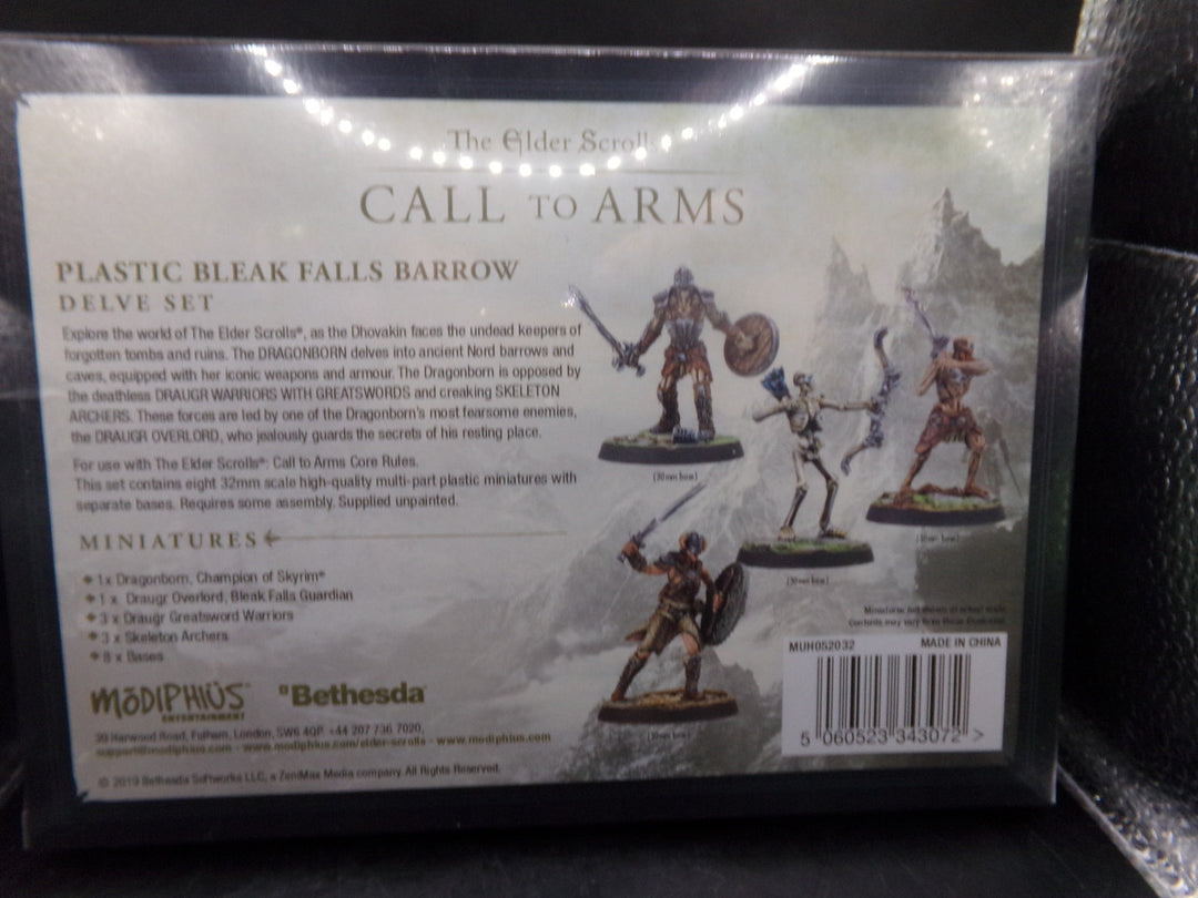 The Elder Scrolls: Call to Arms Bleak Falls Barrow Delve Set NEW