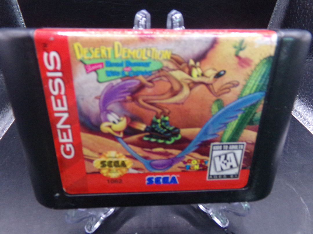 Desert Demolition Starring Road Runner and Wile E. Coyote Sega Genesis Used