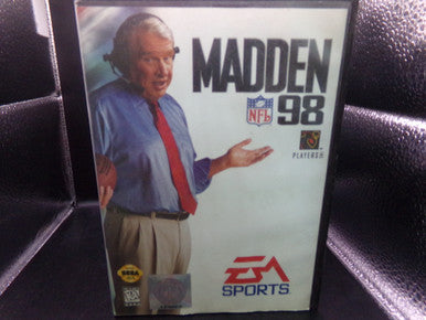 Madden NFL 98 Sega Genesis Boxed Used