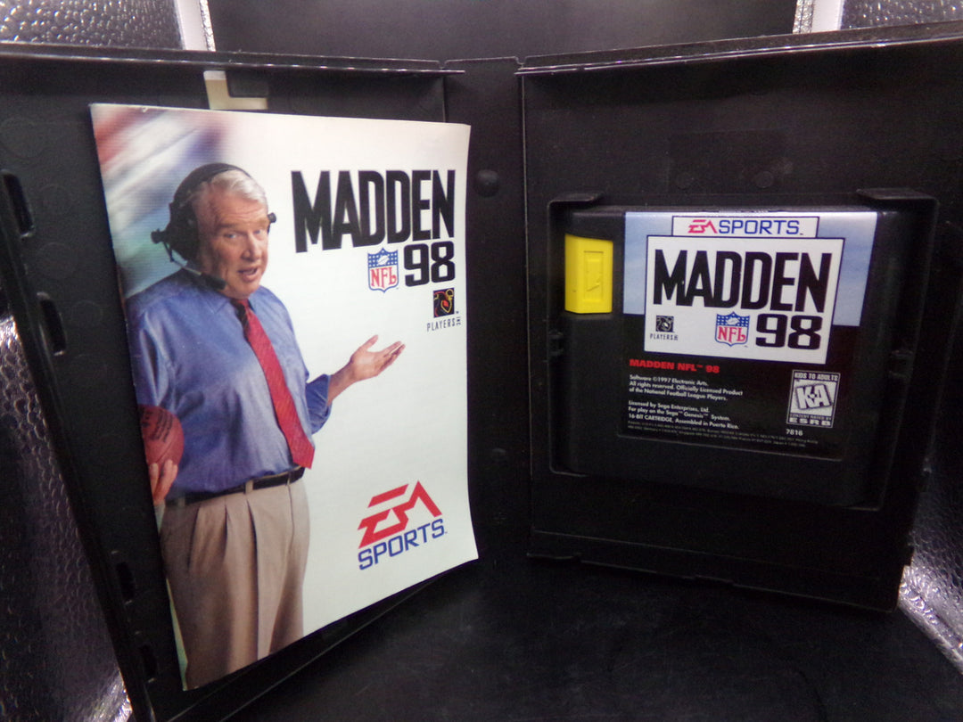 Madden NFL 98 Sega Genesis Boxed Used
