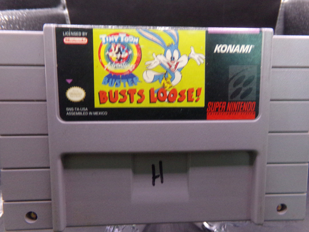 Tiny Toon Adventure: Buster Busts Loose Super Nintendo SNES Used