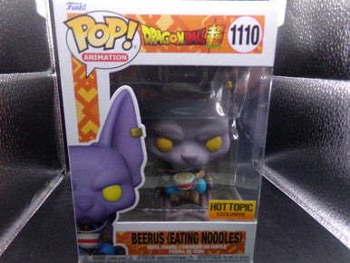 Dragon Ball Super - #1110 Beerus (Eating Noodles) (Hot Topic) Funko Pop