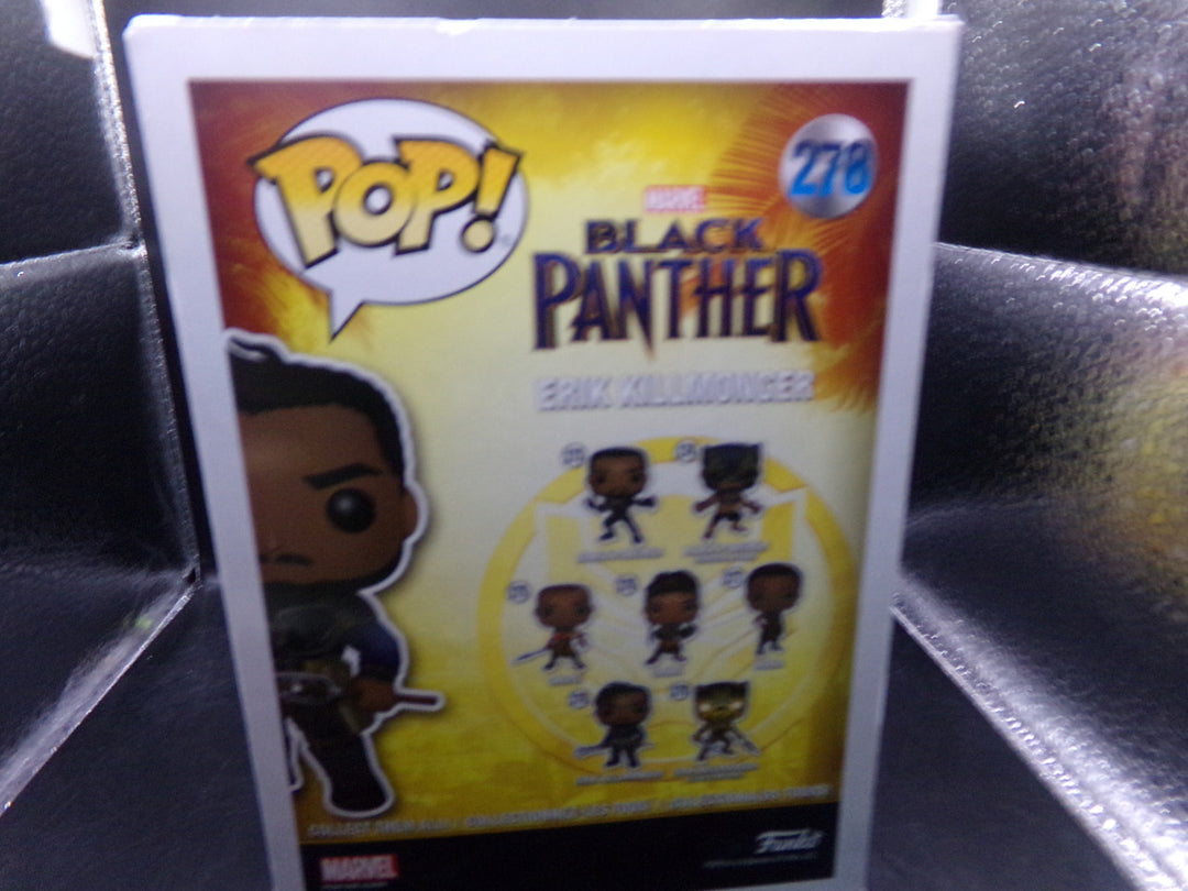 Marvel Black Panther- #278 Erik Killmonger (Chase) Funko Pop