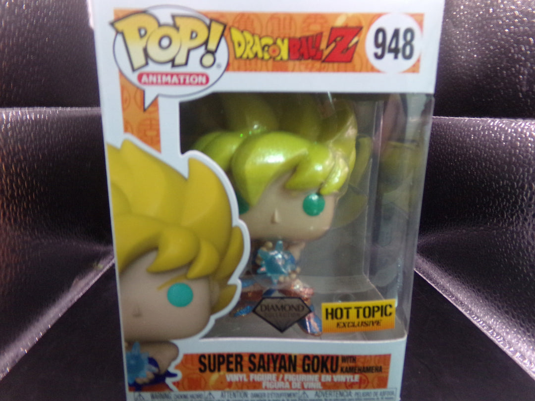 Dragon Ball Z - #948 Super Saiyan Goku w/Kamehameha (Diamond, Hot Topic) Funko Pop