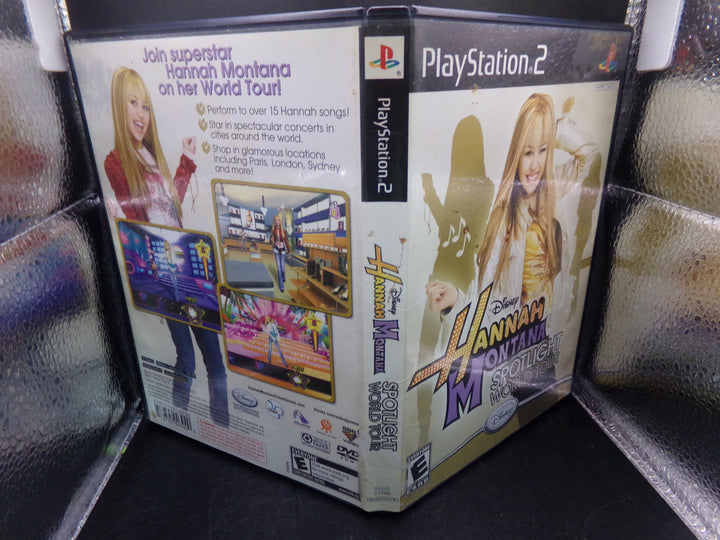 Disney Hannah Montana: Spotlight World Tour Playstation 2 PS2 Used
