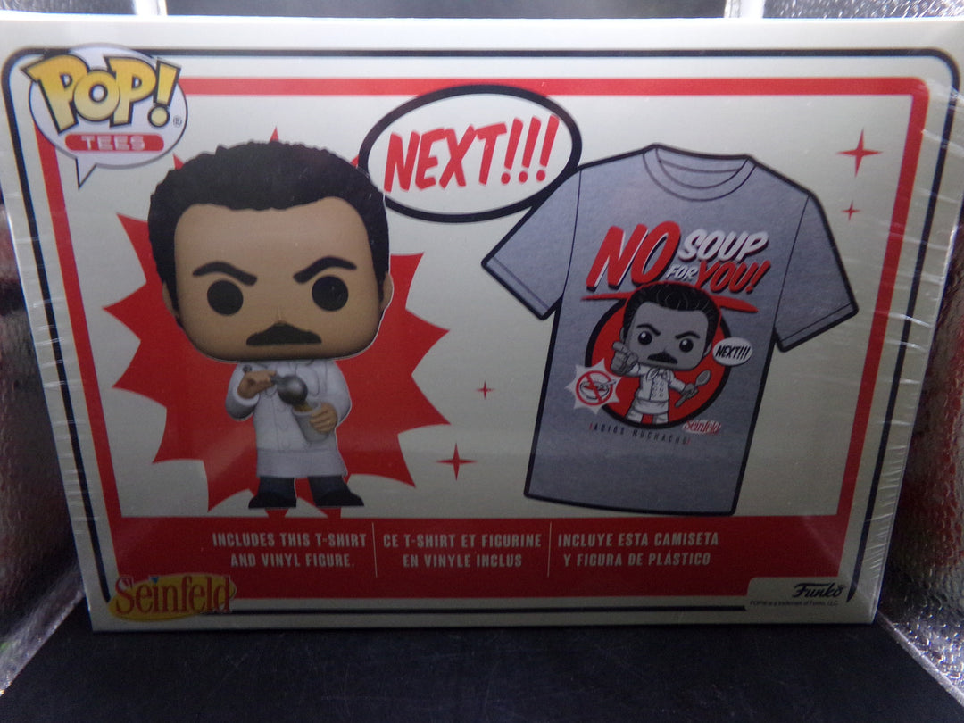 Pop Tees Seinfeld No Soup For You Funko Pop and T Shirt (Wal-Mart) NEW