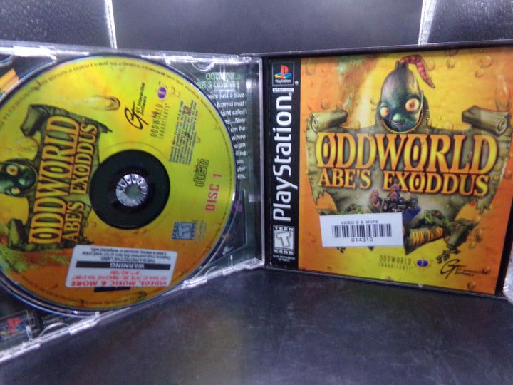 Oddworld: Abe's Exoddus Playstation PS1 Used