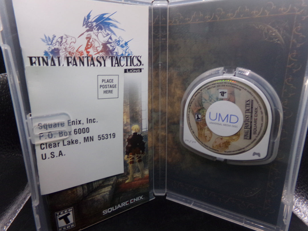 Final Fantasy Tactics: War of the Lions Playstation Portable PSP Used