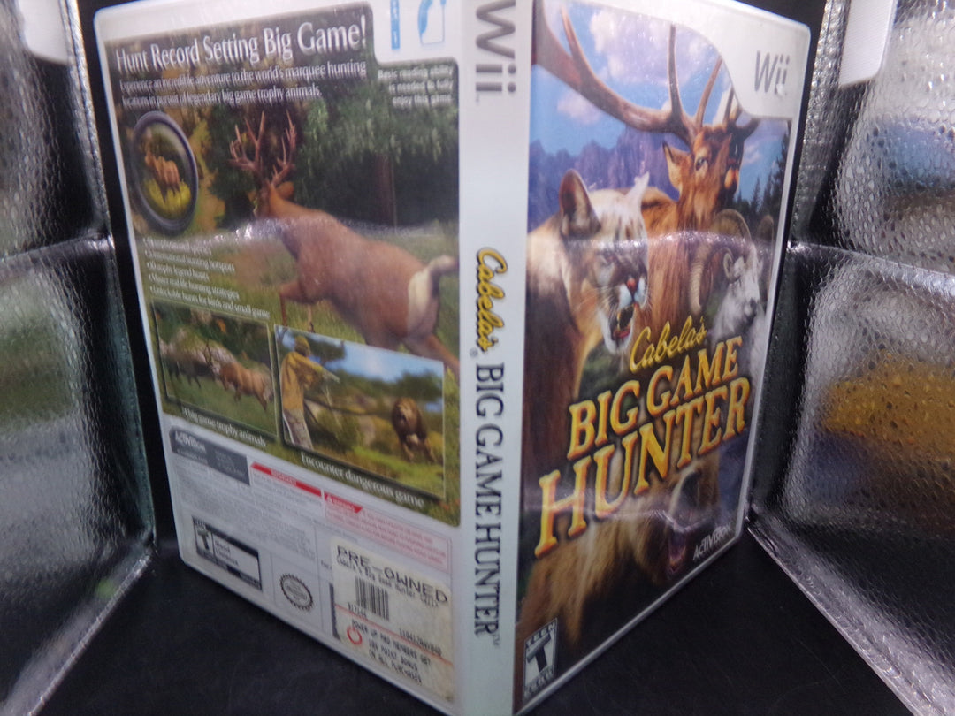 Cabela's Big Game Hunter Wii Used