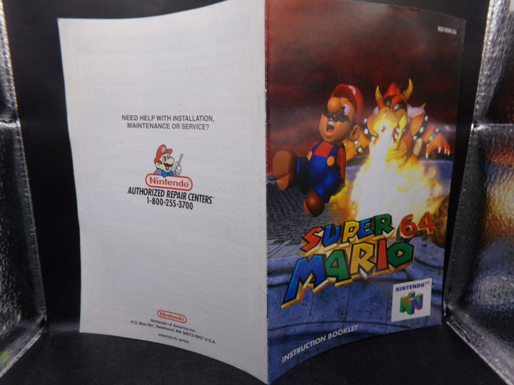 Super Mario 64 Nintendo 64 N64 MANUAL ONLY