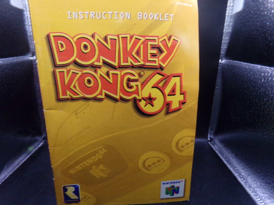 Donkey Kong 64 Nintendo 64 N64 MANUAL ONLY