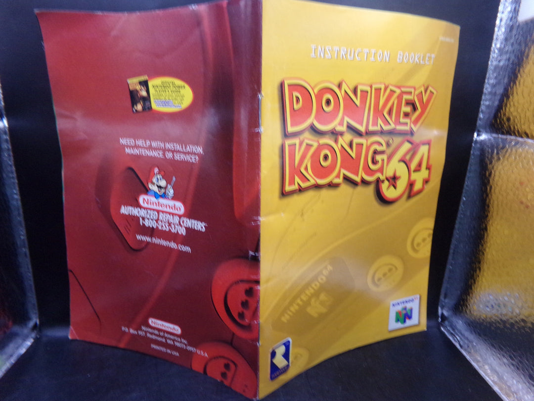 Donkey Kong 64 Nintendo 64 N64 MANUAL ONLY