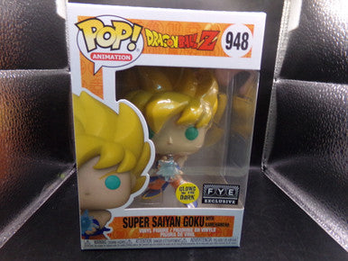 Dragon Ball Z - #948 Super Saiyan Goku with Kamehameha (FYE) (Glow in the Dark) Funko Pop