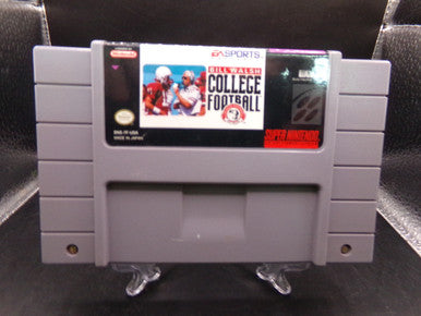 Bill Walsh College Football Super Nintendo SNES Used