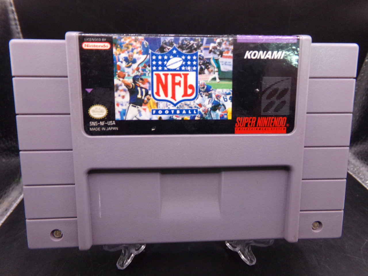 Store Super Nintendo games used. Includes nfl