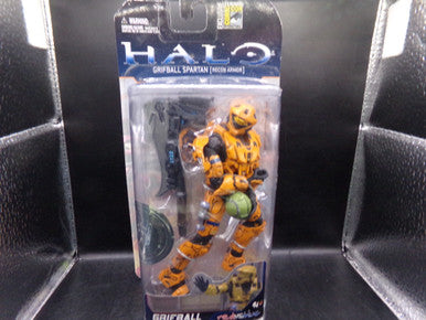 Halo 3 McFarlane Action Figure - Grifball Spartan (Recon Armor) Red Vs. Blue ComicCon Exclusive NEW