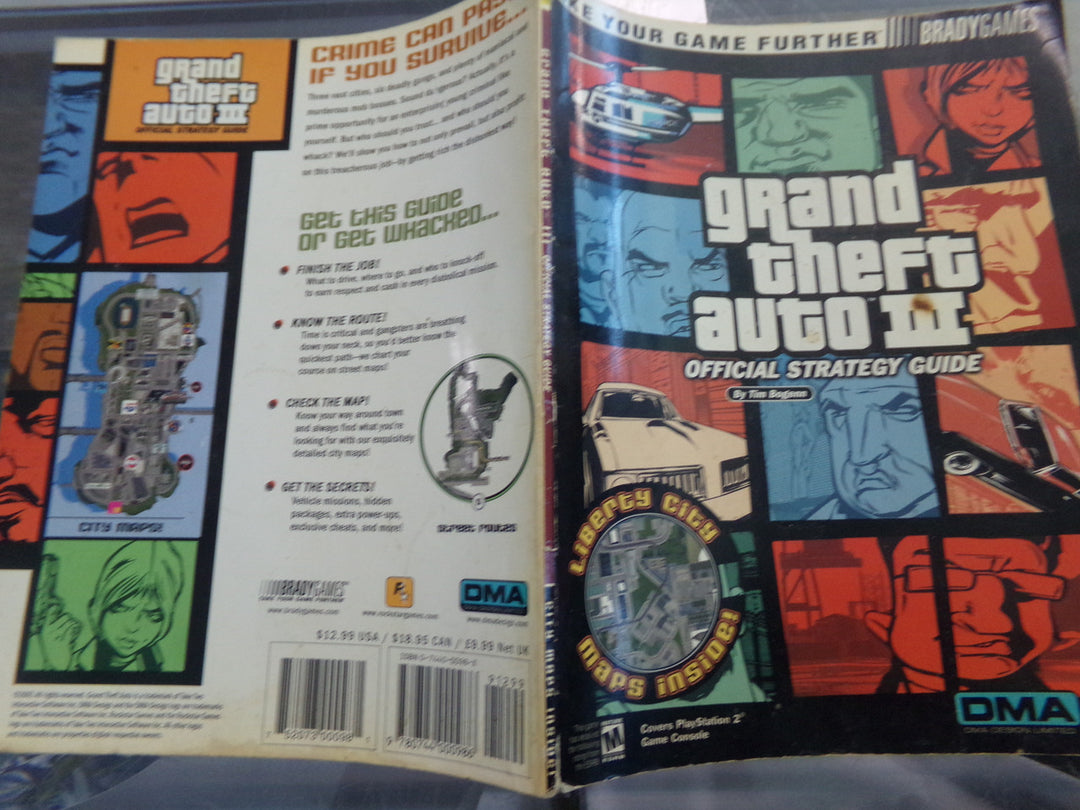 BradyGames Grand Theft Auto III Strategy Guide Used